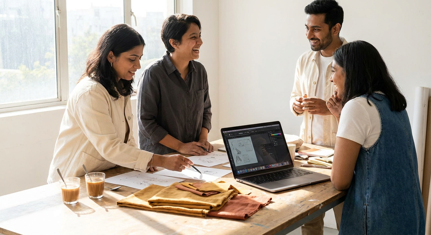 Behind the scenes — Desi Unlimited studio