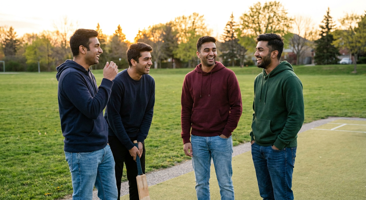Weekend cricket pitch